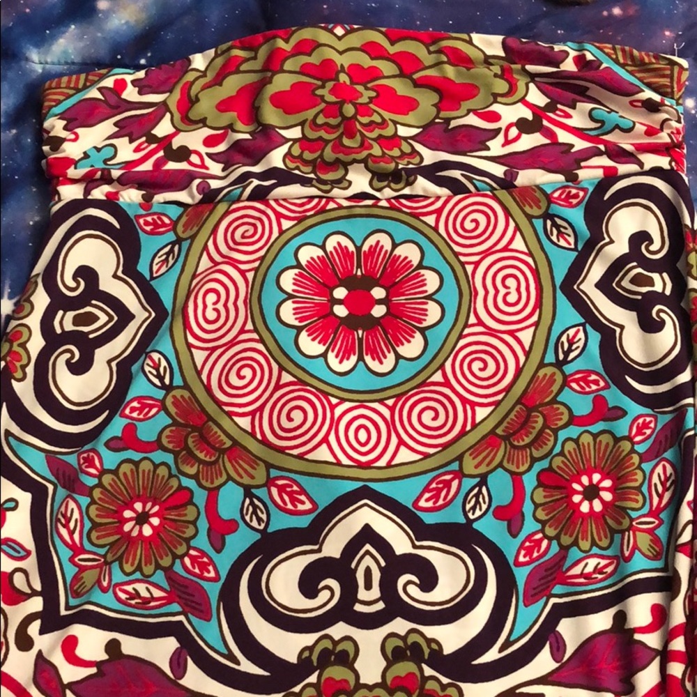 Vibrant pattern dress